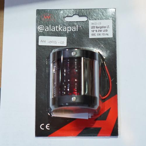 [EZM.1410363] LAMPU LED NAVIGASI KAPAL 12V/0.54W MERAH