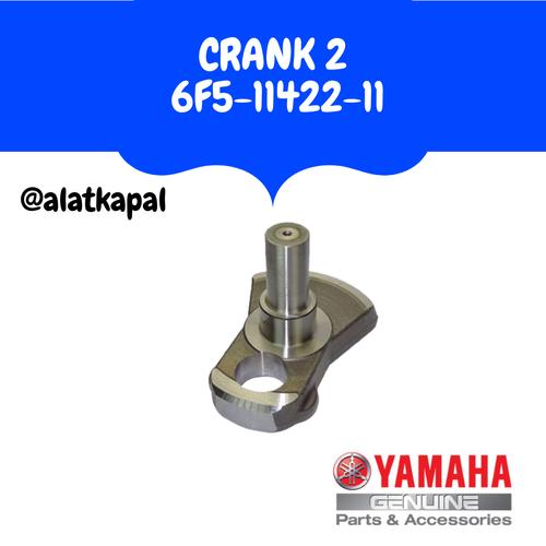 [EZM.1410402] CRANK 2 6F5-11422-11 UNTUK MESIN TEMPEL YAMAHA 40PK