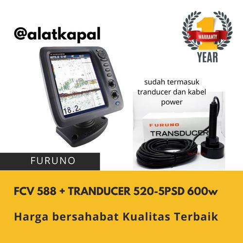 [EZM.1410528] Furuno Fishfinder FCV 588 + Matching Box MB-1100 dan Tranducer 1kw
