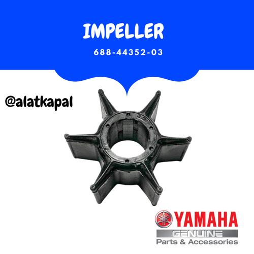 [EZM.1410555] IMPELLER KARET PENDINGIN 688-44352-03 UNTUK MESIN TEMPEL YAMAHA 85PK