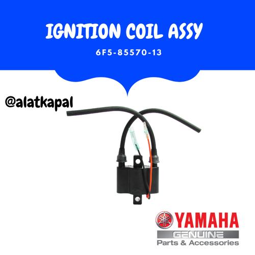 [EZM.1410561] IGNITION COIL ASSY 6F5-85570-13 UNTUK MESIN TEMPEL YAMAHA 20PK 4TAK