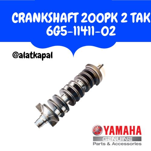 [EZM.1410659] CRANKSHAFT 200PK 2 TAK 6G5-11411-02 UNTUK MESIN TEMPEL YAMAHA