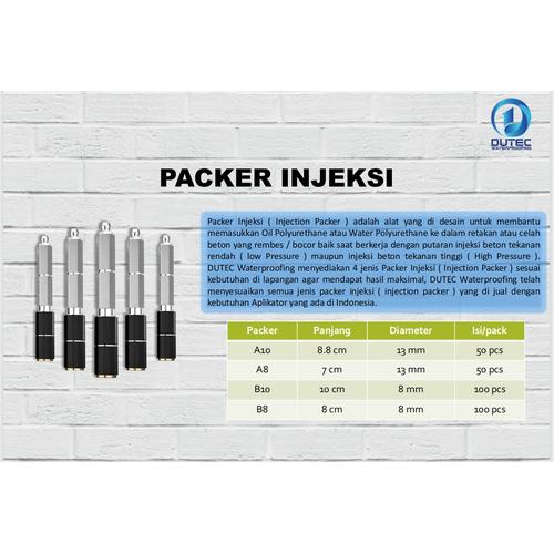 [EZM.1420114] DUTEC Peker Packer Injeksi PU Epoxy Beton A8 1000pcs