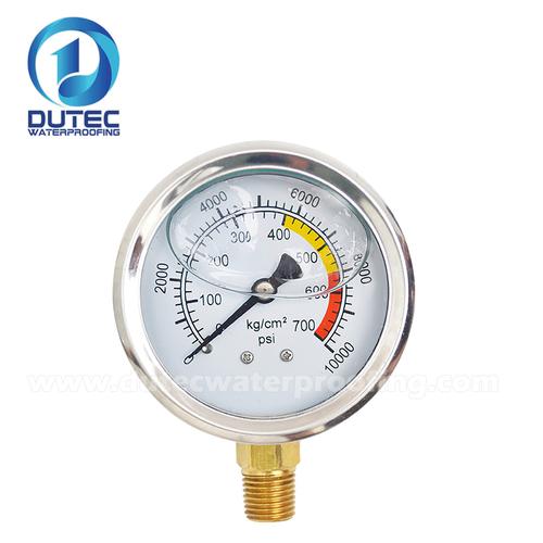 [EZM.1420206] Pressure Gauge/ Pengukur Tekanan Mesin Injeksi Beton