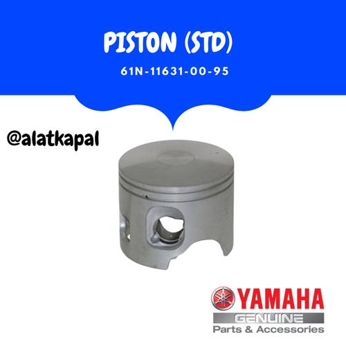 [EZM.1410578] PISTON STANDARD SEHER 61N-11631-00-95 UNTUK MESIN TEMPEL YAMAHA 25PK