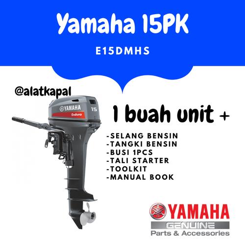 [EZM.1410609] Mesin Tempel Yamaha E15DMHS 15 PK Motor Tempel 2 Tak 15HP
