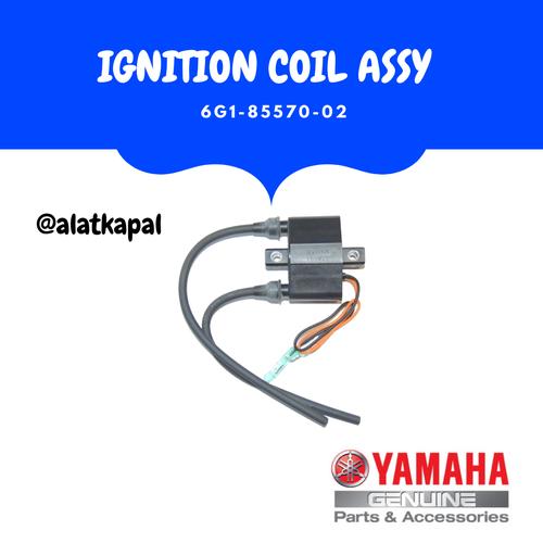 [EZM.1410615] IGNITION COIL ASSY COIL BUSI 6G1-85570-02 UNTUK MESIN TEMPEL YAMAHA