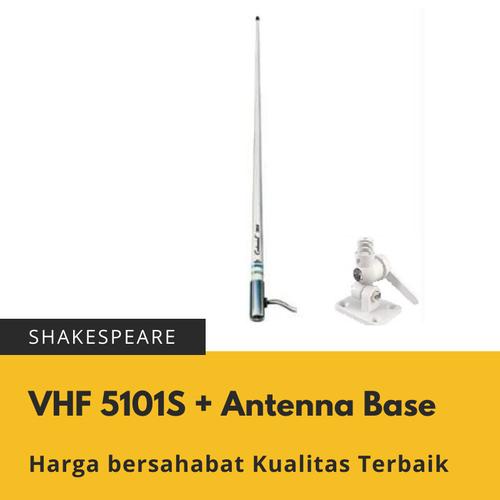 [EZM.1410627] Antena Shakespeare VHF 5101S FREE Antenna Base Bracket Harga Murah