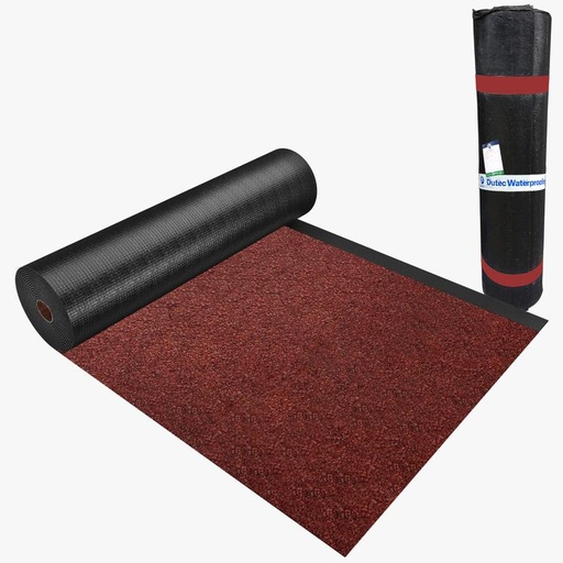 [EZM.1420024] Dutec Membrane Bakar Waterproofing Sbs Granule Red - Merah :1m*10m*3mm