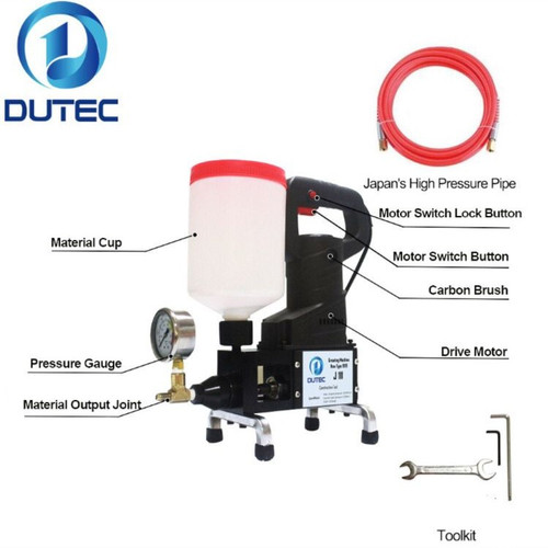 [EZM.1420103] DUTEC MESIN INJEKSI PU, EPOXY ALAT INJEKSI BETON GROUTING MACHINE