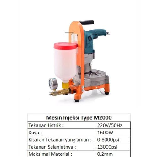 [EZM.1420199] Alat Injeksi Beton Type M2000-13000psi Waterproofing