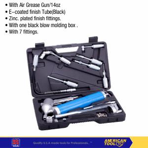 [EZM.2400741] 23 Pcs Air Grease Gun Combination Kit American Tool 8957638