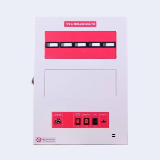 [EZO.9600138] Announciator 5 Zone Besi fire alarm safety alat pemadam