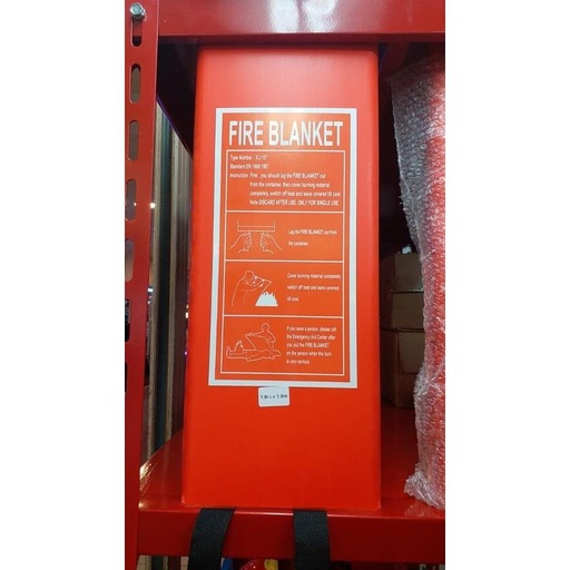 [EZO.9600856] fire blanket/selimut pemadam api 1,8x1,8 / selimut api