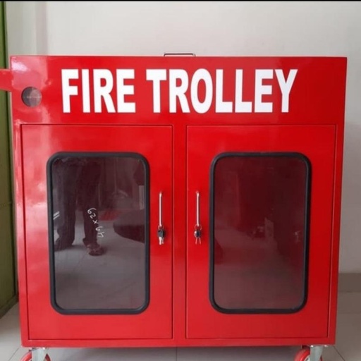 [EZO.9601254] TROLLEY FIRE EXTINGUISHER ALAT PEMADAM API UKURAN 100X90X60CM