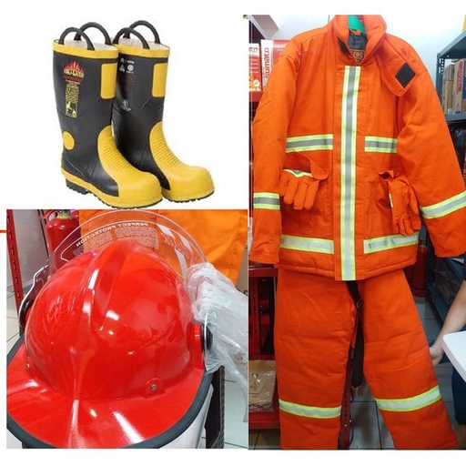 [EZO.9601305] PAKET PEMADAM LENGKAP MURAH BERKUALITAS BAJU PEMADAM FIRE SUIT