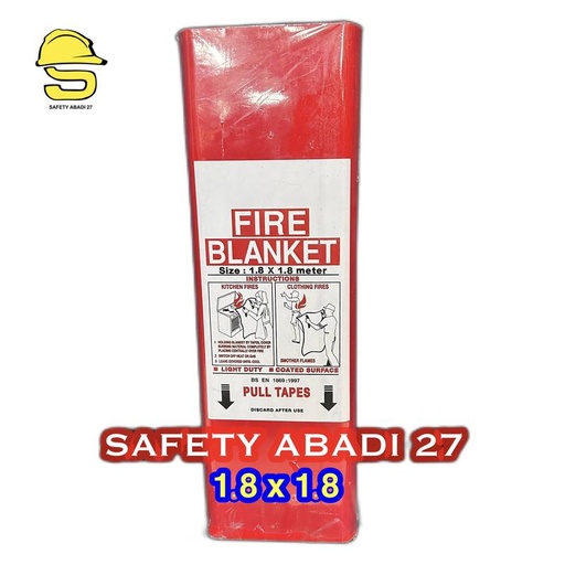 [EZO.9700168] Fire Blanket / Selimut Pemadam Api 1.8m x 1.8m