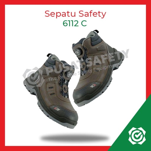 [EZO.1000054] Sepatu Kerja Safety Cheetah Jubatus Rust 6112C