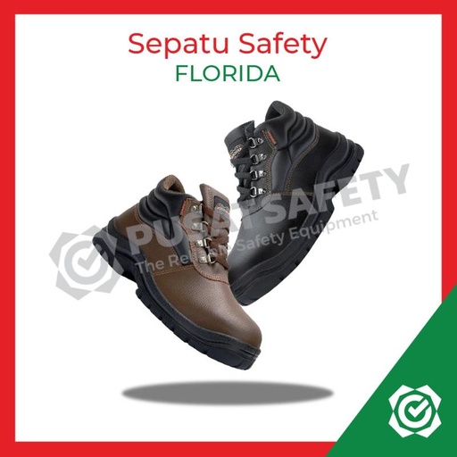[EZO.1000093] Sepatu Safety Krushers Florida Boots Shoes