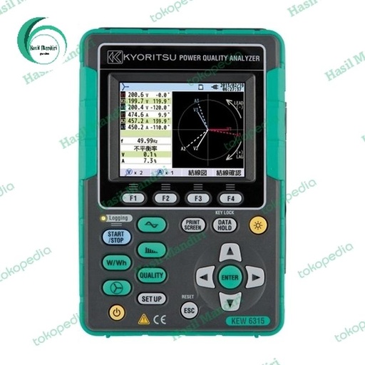 [EZR.1700033] Kyoritsu KEW 6315-05 Power Quality Analyzer 3000A