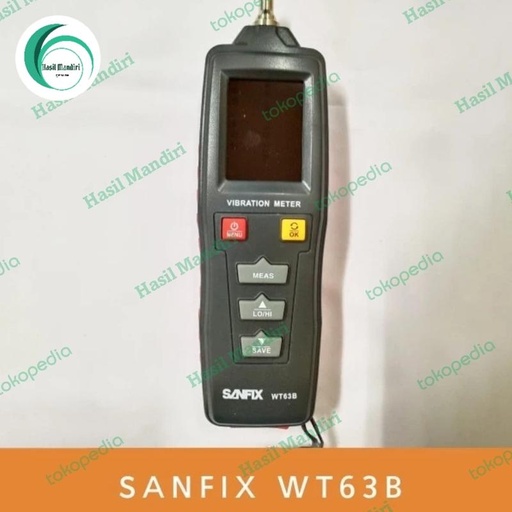 [EZR.1700079] Sanfix WT63B Vibration Meter Sanfix WT 63B Asli Murah