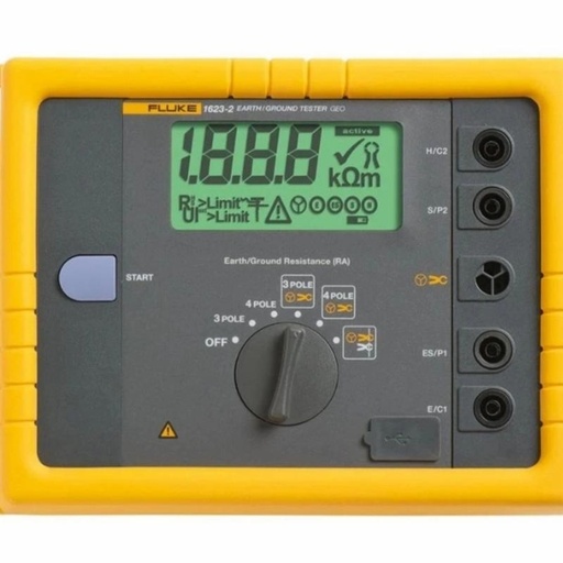 [EZR.1700238] Fluke 1623-2 Geo Earth Ground Tester Kit Fluke 1623-2 Original USA