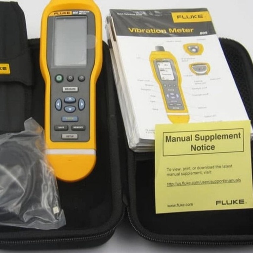 [EZR.1700240] Fluke 805 Vibration Meter Tester Fluke 805 Ori 100% USA