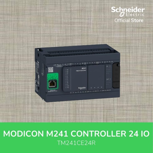 [EZM.1480041] Schneider Electric Modicon M241 Controller 24 IO TM241CE24R