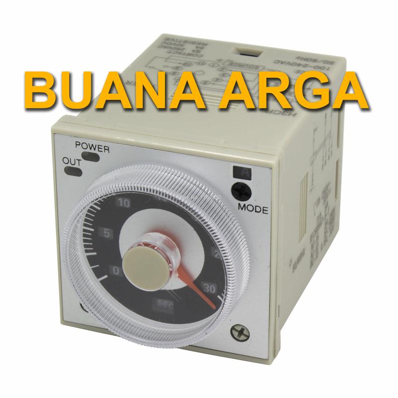 Jual Fort H3CR-A8 Analog Timer 24-220VAC/DC / 12-48VAC/DC 50-60 Hz - 24 ...