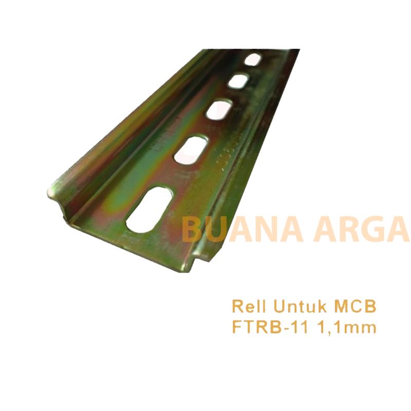 Jual Din Rell MCB 1 Fungsi 1 Meter 1,1mm Besi Official Resmi