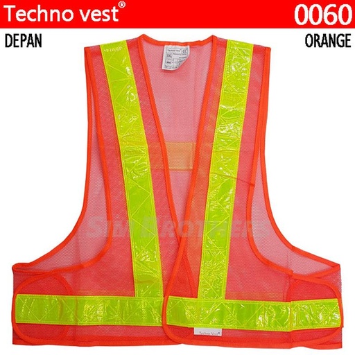 [EZO.1090080] Technovest 0060 Orange Rompi Safety