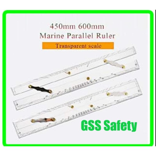 [EZO.1110129] Mistar Jajar Peta - Parallel Ruler - Penggaris Marine 450mm 600mm