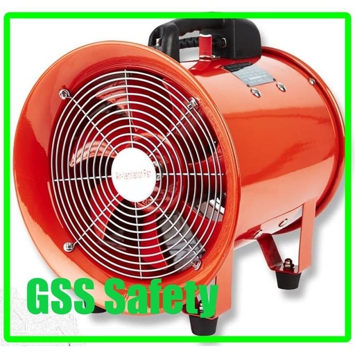 [EZO.1110218] Pneumatic Ventilator 12" Portable Exhaust Fan Blower 305mm IMPA 591425