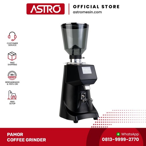 [EZO.1160092] PAMOR A80 Doser Coffee Grinder - Grinder Kopi On Demand Otomatis