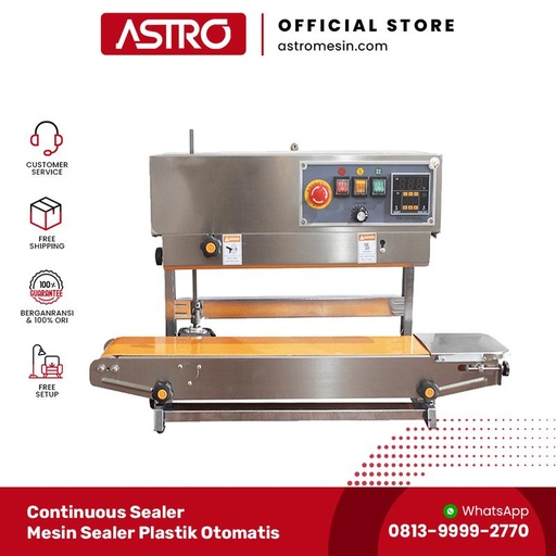 [EZO.1160120] Mesin Continuous Band Sealer Vertical FR-900SV | Astro Mesin Official