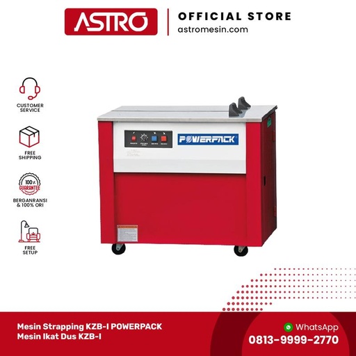 [EZO.1160291] Mesin Strapping Band Atau Alat Ikat Tali Kardus POWERPACK | Astro Official Store