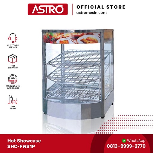 [EZO.1160329] Showcase Display Warmer Atau Etalase Penghangat Makanan FOMAC | Astro Official Store