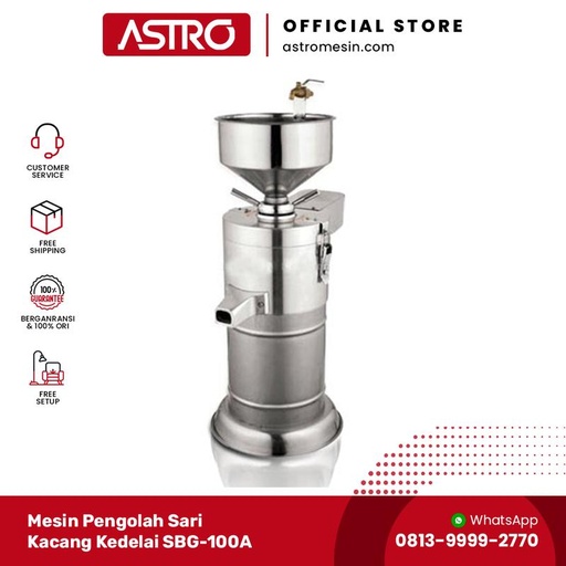 [EZO.1160332] Mesin Giling Kacang Atau Alat Pembuat Susu Kedelai  SBG-100A
