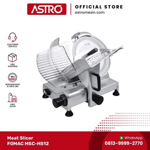 [EZO.1160339] Meat Slicer Atau Mesin Pengiris Pemotong Daging MSC-HS8 | Astro Official Store