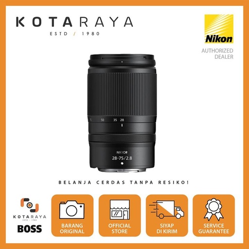 [EZO.2500050] Nikon Lens NIKKOR Z 28-75mm f/2.8 - GARANSI RESMI Lensa Kamera Camera Cctv