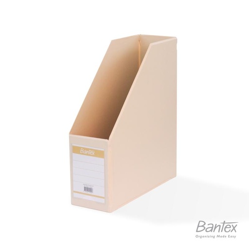 [EZO.8000598] Bantex Magazine File (Box File) A4 10cm Peach 4012 45