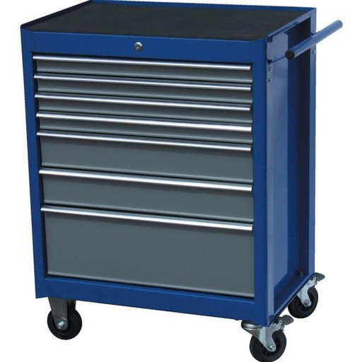 [EZM.1380481] SENATOR - BLUE/GREY - 7-DRAWER ROLLER CABINET - SEN5945580K