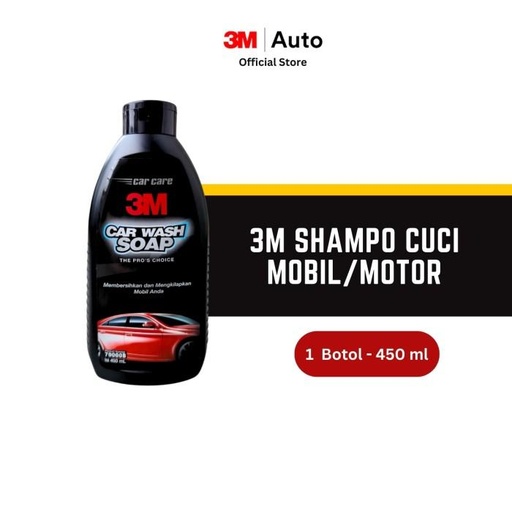 [EZR.0900025] 3M 7900B Sabun Cuci Mobil dan Motor - Car Wash Soap Shampoo Non Korosif - 450 ml