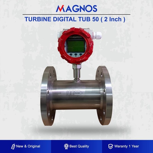 [EZR.4900027] TURBINE FLOWMETER DIGITAL MAGNOS MGS TUB DN 50 [ 2" ]