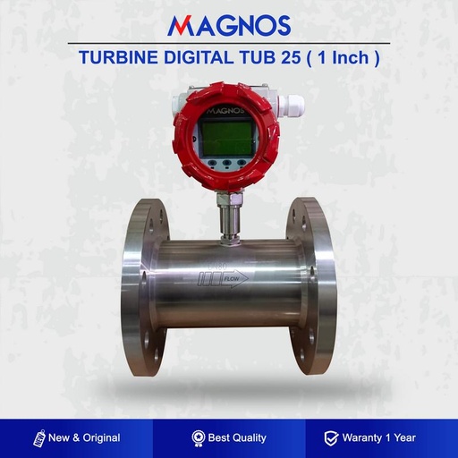 [EZR.4900029] TURBINE FLOWMETER DIGITAL MAGNOS MGS TUB DN 25 [ 1" ]
