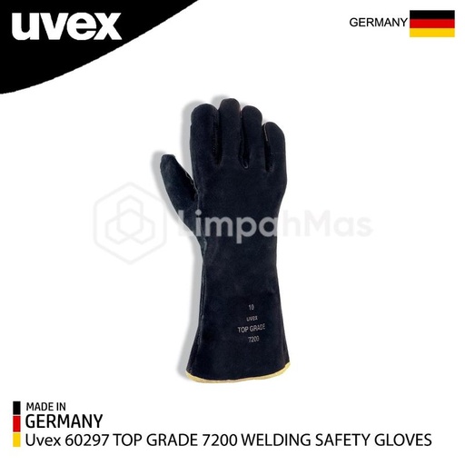 [EZR.4800509] HAND PROTECTION ART 60297 TOP GRADE 7200 WELDING SAFETY GLOVES (UVEX)