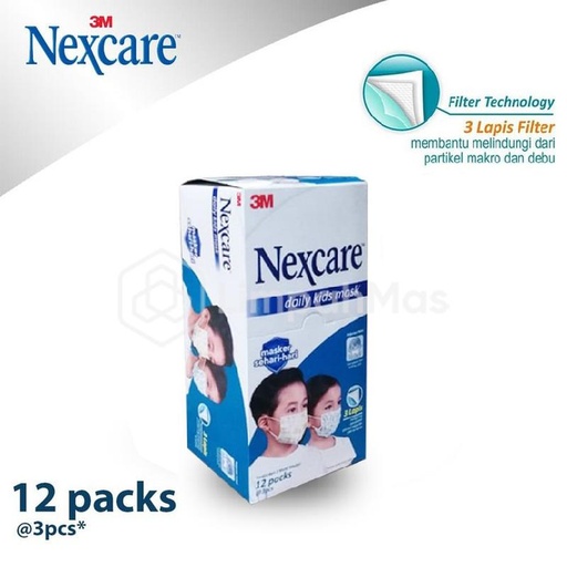 [EZR.4801171] Masker 3M Nexcare Earloop Box
