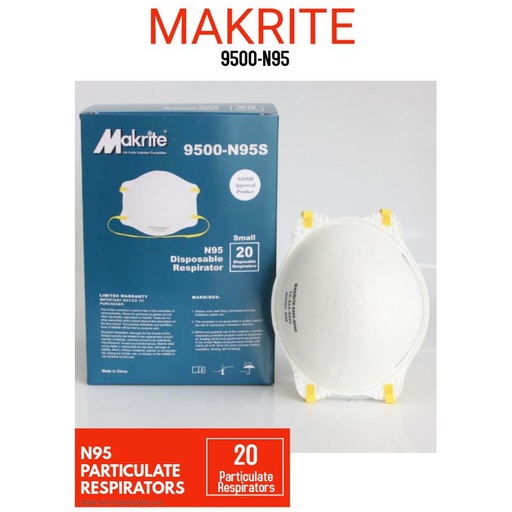 [EZR.4801172] MASKER MAKRITE N95 PARTICULATE RESPIRATOR
