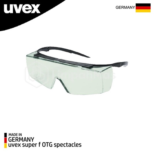 [EZR.4801190] Kacamata Uvex Super F OTG 9169850 | Safety Spectacles - Hijab Friendly