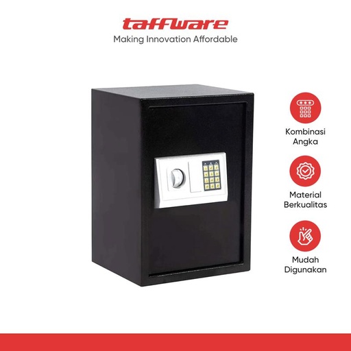 [EZR.5100157] TaffGUARD Kotak Brankas Hotel Safety Anti-Theft Box Password - TG-31